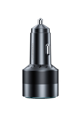 Автозарядка 3xUSB 124W (2xUSB-C+USB-A) PD3.0 100W чорна Choetech