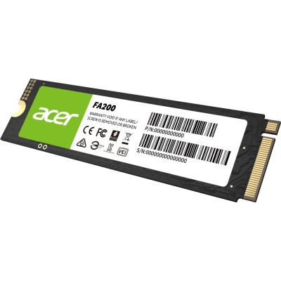 SSD 2Tb Acer FA200 M.2 2280 PCIe Gen 4x4 NVMe 2.0 3D NAND, Retail SSD 2Tb Acer FA200 M.2 2280 PCIe Gen 4x4 NVMe 2.0 3D NAND, Retail