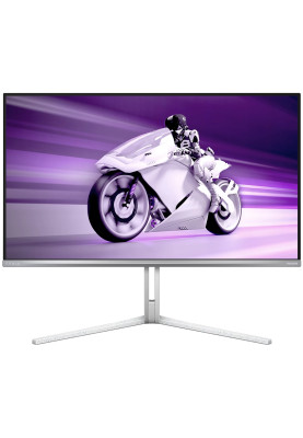 TFT 31.5" Philips 32M2N8900, QD-OLED, UHD 4K, 240hz, 2хHDMI, DP, USB-С, USB-hub, HAS, колонки, білий