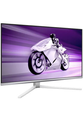 TFT 31.5" Philips 32M2N8900, QD-OLED, UHD 4K, 240hz, 2хHDMI, DP, USB-С, USB-hub, HAS, колонки, білий