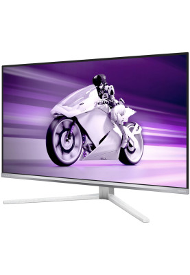 TFT 31.5" Philips 32M2N8900, QD-OLED, UHD 4K, 240hz, 2хHDMI, DP, USB-С, USB-hub, HAS, колонки, білий