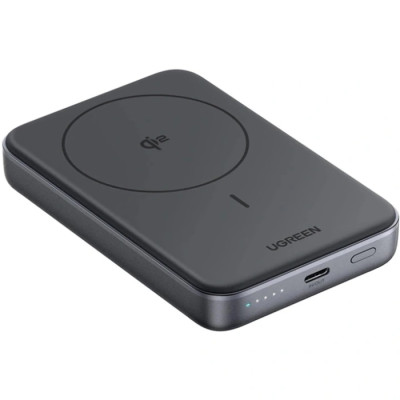 УМБ Ugreen Magnetic Wireless 10000mAh 30W QI2 USB-C In/Out (PB761) Black УМБ Ugreen Magnetic Wireless 10000mAh 30W QI2 USB-C In/Out (PB761) Black