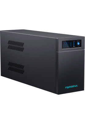 ДБЖ Marsriva MR-UF1200L, 1200ВА/950Вт, Line-Interactive, LED version, з літієвою батареєю