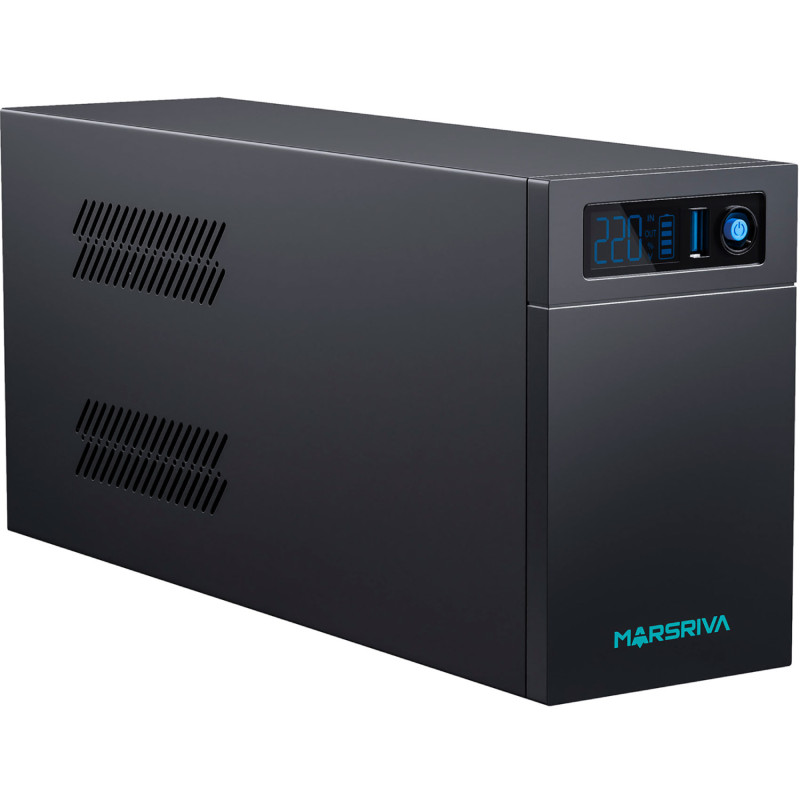 ДБЖ Marsriva MR-UF1200L, 1200ВА/950Вт, Line-Interactive, LED version, з літієвою батареєю