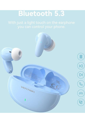 Навушники TWS Vention Elf Earbuds E01 Blue