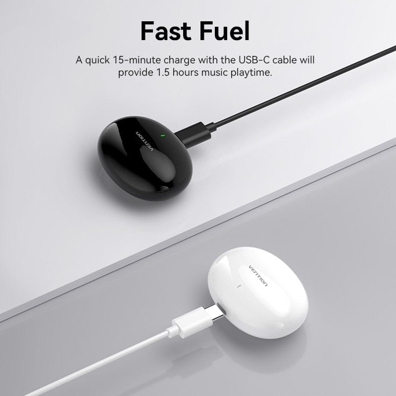 Навушники TWS Vention Elf Earbuds E01 Blue