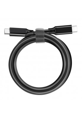 Кабель USB3.2 Type-C M-M, 1.0 м, PD3.0 Gen2 100W(20V 5A), 4K 60Hz чорний