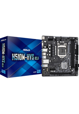 ASRock H510M-HVS R2.0 (1200/H510, 2*DDR4, 1xPCIex16, HDMI/VGA, 4xSATAІІІ, GLan, 7.1ch, mATX)