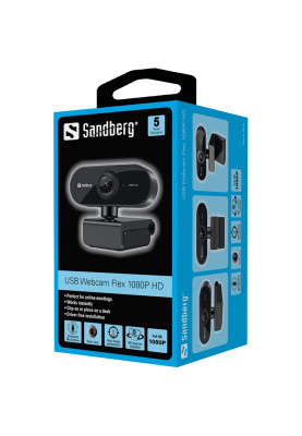 Веб-камера Sandberg Webcam Flex 1080P HD