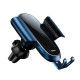 Автомобільне кріплення Baseus Future Gravity Vehicle-mounted Holder（Round Air Outlet）Синє