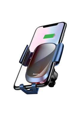 Автомобільне кріплення Baseus Future Gravity Vehicle-mounted Holder（Round Air Outlet）Синє
