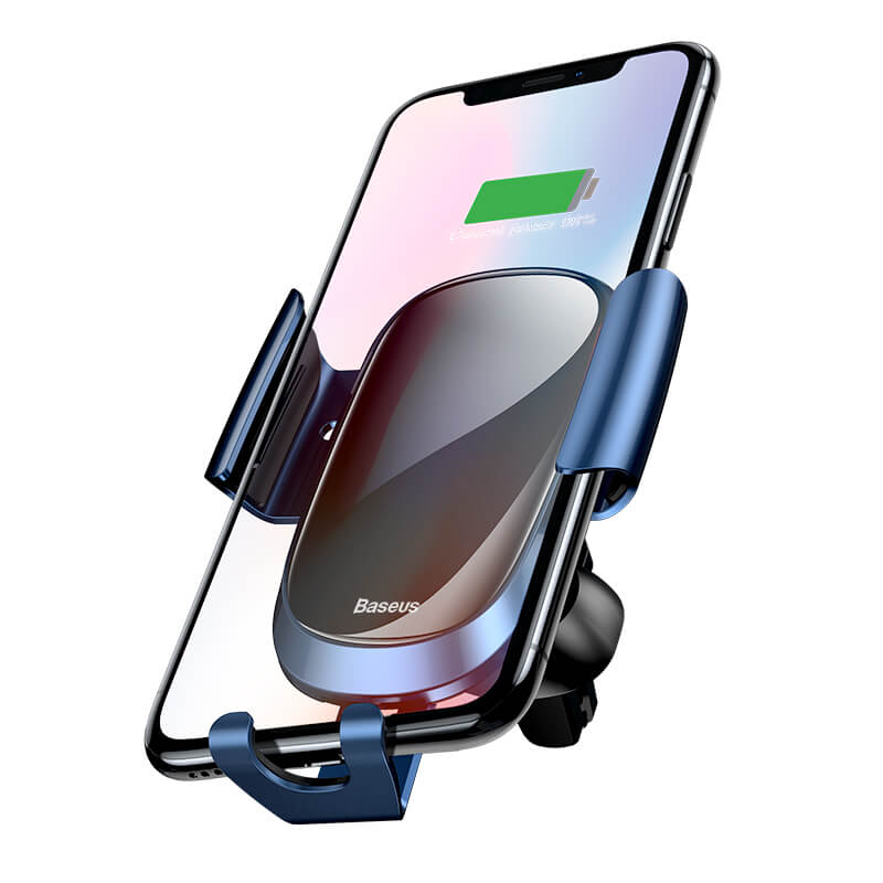 Автомобільне кріплення Baseus Future Gravity Vehicle-mounted Holder（Round Air Outlet）Синє