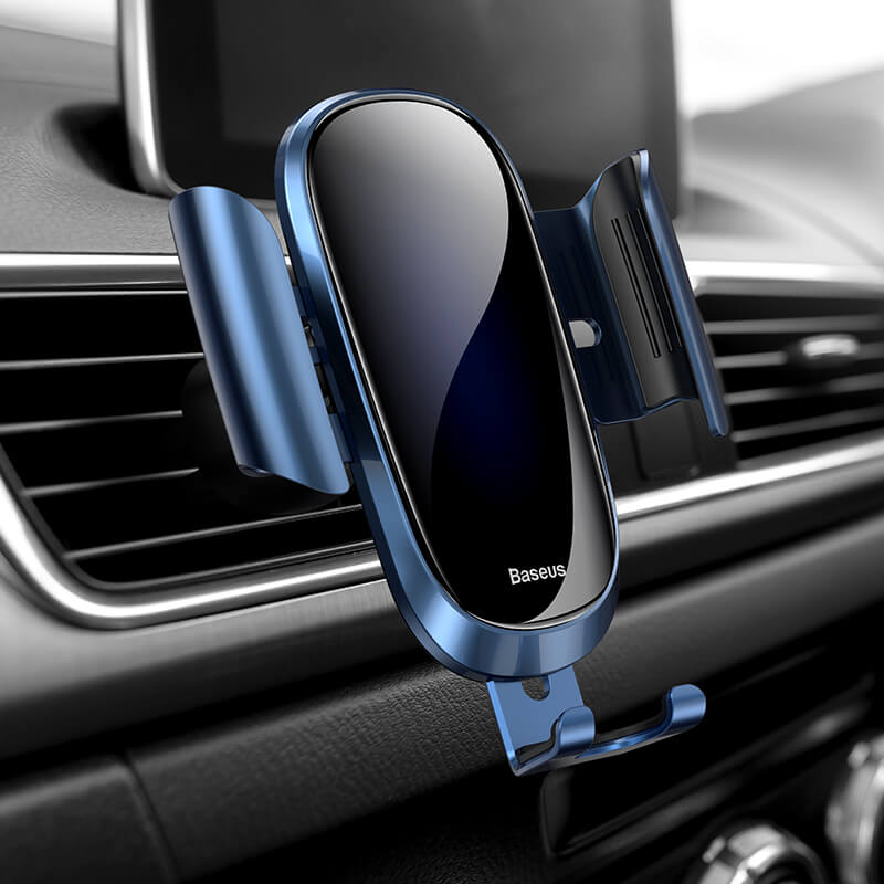 Автомобільне кріплення Baseus Future Gravity Vehicle-mounted Holder（Round Air Outlet）Синє