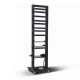 Стійка 19", high 42U, подвійна, чорна, 250кг, Kingda