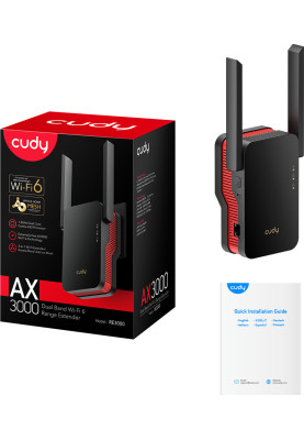 Підсилювач Wi-Fi сигналу Cudy RE3000 AX3000 WiFi 6 Mesh Repeater