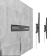 Кронштейн для ТВ AGN AGN100-690T з нахилом/43"-100"/75 кг/max.VESA 900x600/Black