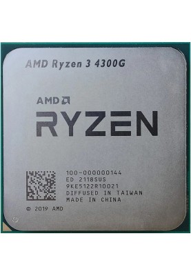 AMD Ryzen 3 PRO 4C/8T 4300G (3.8/4.0GHz Boost,4MB,65W,AM4, Radeon Graphics) BOX
