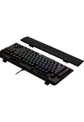 Клавіатура ігрова механічна Redragon Broadsword PRO, RGB, Outemu Blue Optical Sw., підставка