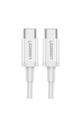 Кабель USB 2.0 Type-C M-M, 1.5 м, (18W) Білий, ABS Cover US264 UGREEN
