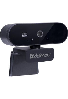 Веб-камера Defender G-lens 2580 FullHD 1080p, 2МП, чорна