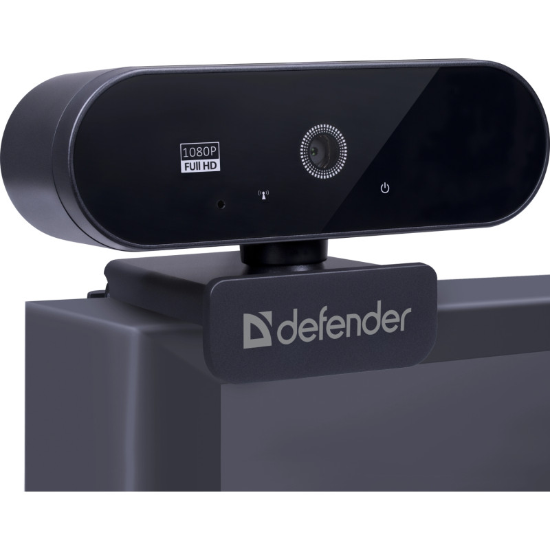Веб-камера Defender G-lens 2580 FullHD 1080p, 2МП, чорна
