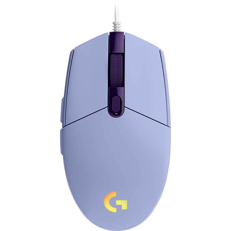 Мишка Logitech G102 Lightsync USB пурпурова