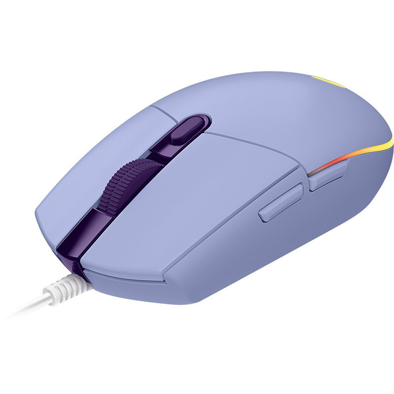 Мишка Logitech G102 Lightsync USB пурпурова