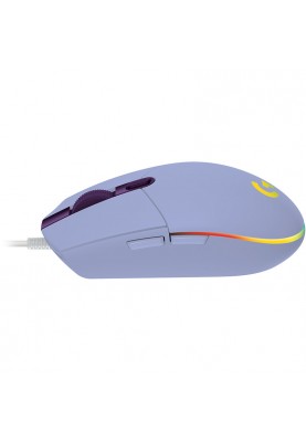 Мишка Logitech G102 Lightsync USB пурпурова