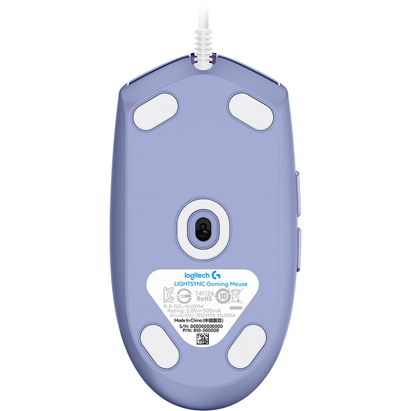 Мишка Logitech G102 Lightsync USB пурпурова
