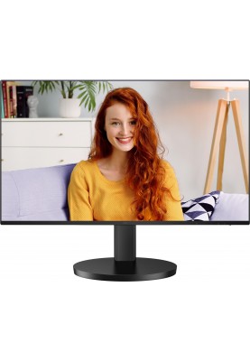 TFT 23.8" AOC 24B3CF2, IPS, 100Гц, 1мс, HDMI, USB-C, USB-hub, HAS, колонки, чорний