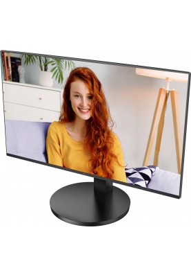 TFT 23.8" AOC 24B3CF2, IPS, 100Гц, 1мс, HDMI, USB-C, USB-hub, HAS, колонки, чорний