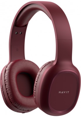 Навушники з мікрофоном Havit HV-H2590BT PRO Bluetooth, червоні