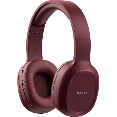Навушники з мікрофоном Havit HV-H2590BT PRO Bluetooth, червоні