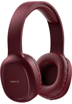 Навушники з мікрофоном Havit HV-H2590BT PRO Bluetooth, червоні
