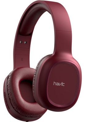 Навушники з мікрофоном Havit HV-H2590BT PRO Bluetooth, червоні