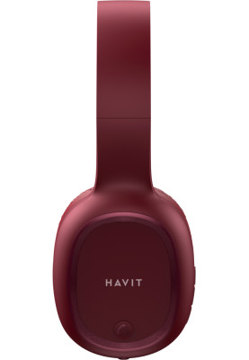 Навушники з мікрофоном Havit HV-H2590BT PRO Bluetooth, червоні