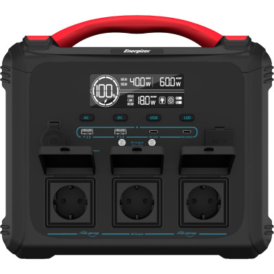 Зарядна станція Energizer 1200Вт (1102Вт/г) 3xAC, LMFP,MPPT,USB-C PD 100Вт
