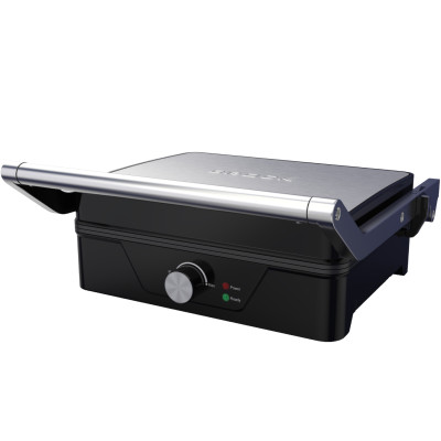 Електрогриль BROCK HCG 5000 SS 2000Вт/30х24 см/ мех.управління/ регулювання висоти/відкриття на 180º