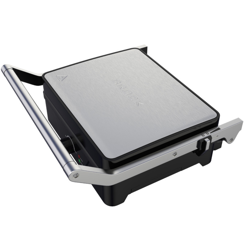 Електрогриль BROCK HCG 5000 SS 2000Вт/30х24 см/ мех.управління/ регулювання висоти/відкриття на 180º