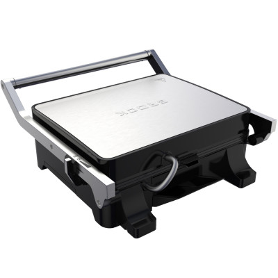Електрогриль BROCK HCG 5000 SS 2000Вт/30х24 см/ мех.управління/ регулювання висоти/відкриття на 180º