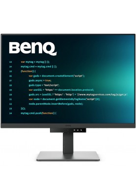 TFT 28.2" BenQ RD280U, IPS, 3840x2560, 3:2, USB-C, HDMI, DP, HAS, Pivot, колонки, металік-сірий