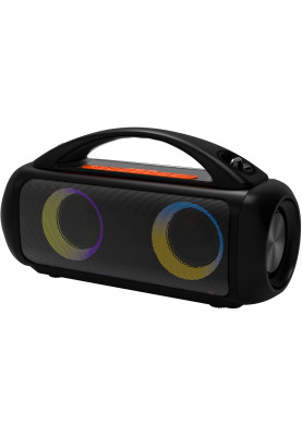 Акустична система 1.0 Media-Tech 60W, Bluetooth/AUX/microSD/MP3/USB/TWS/КАРАОКЕ/RGB,чорна