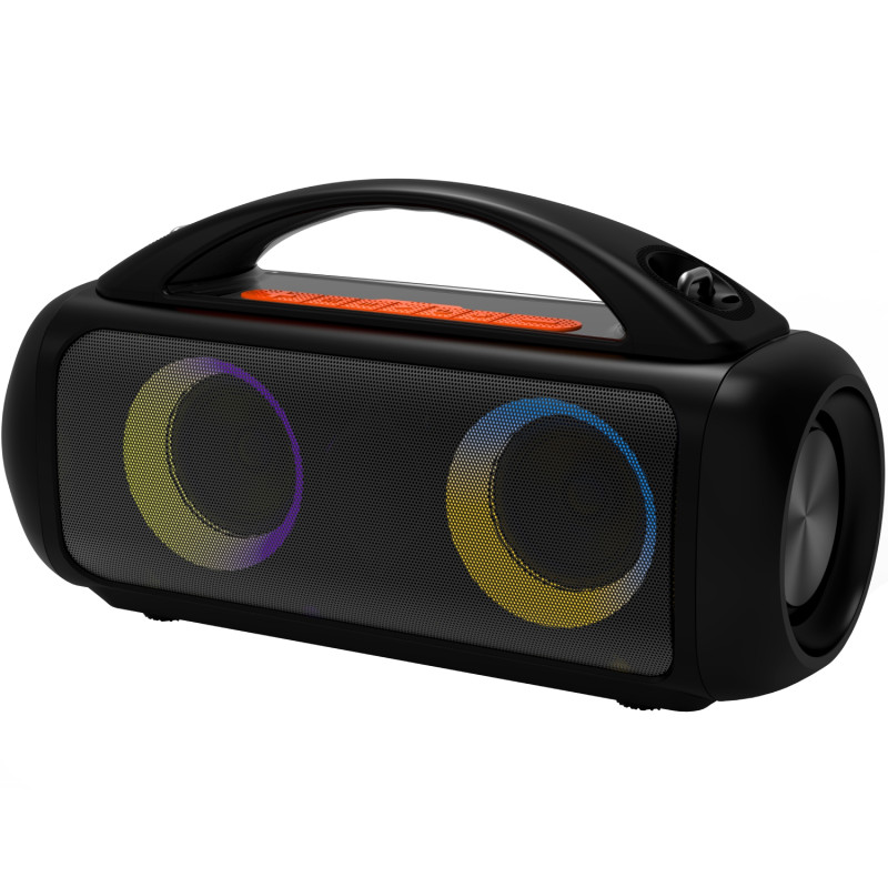 Акустична система 1.0 Media-Tech 60W, Bluetooth/AUX/microSD/MP3/USB/TWS/КАРАОКЕ/RGB,чорна