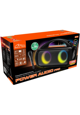 Акустична система 1.0 Media-Tech 60W, Bluetooth/AUX/microSD/MP3/USB/TWS/КАРАОКЕ/RGB,чорна