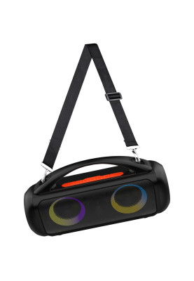 Акустична система 1.0 Media-Tech 60W, Bluetooth/AUX/microSD/MP3/USB/TWS/КАРАОКЕ/RGB,чорна