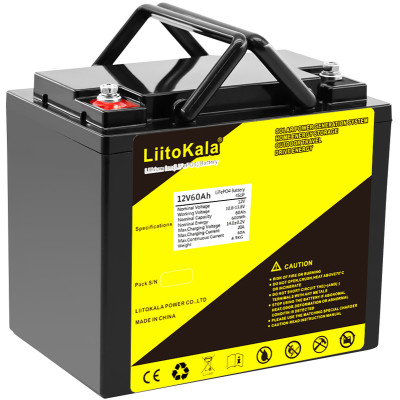 Акумуляторна батарея LiitoKala LiFePO4 12V60Ah