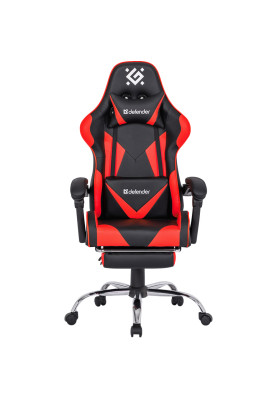 Крісло ігрове Defender Pilot, 60мм поліуретан, Black/Red