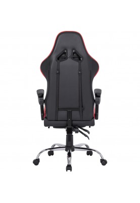 Крісло ігрове Defender Pilot, 60мм поліуретан, Black/Red