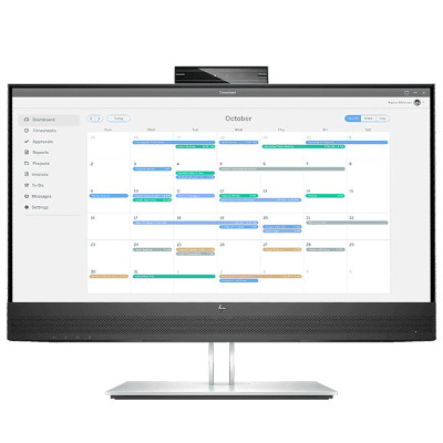 TFT 23.8" HP E24mv G4, IPS, HDMI, VGA, DP, USB, Cam, HAS, Pivot, колонки, сріблястий