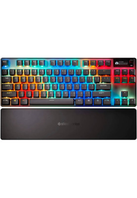 Клавіатура ігрова оптична SteelSeries Apex Pro TKL WL Gen 3 UA HyperMagnetic, OmniPoint 2.0, OLED